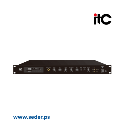 ITC T-500DTB Digital Mixer Amplifier with MP3/Tuner/Bluetooth 500W Class D