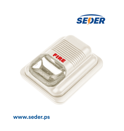 LED Fire Strobe Siren with Red Sticker TL-514