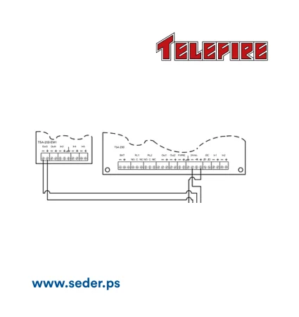 Extinguishing Module telefire كرت اطفاء لجهاز تليفير TSA200-EM1.1