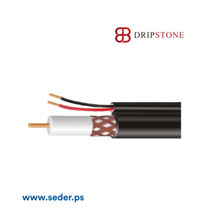 CABLE RG59 + 2DC CCTV 75OHM COAXIAL
