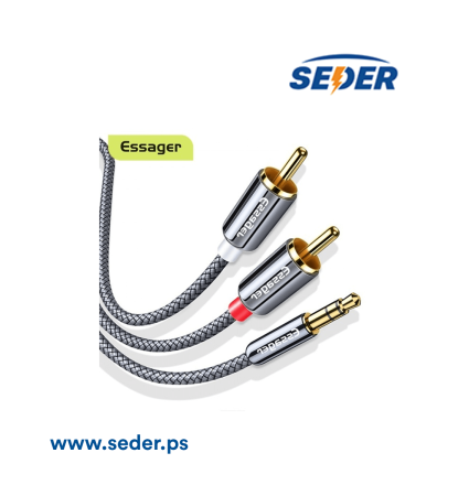 Essager Aux RCA Audio 3.5 to 2 RCA Cable