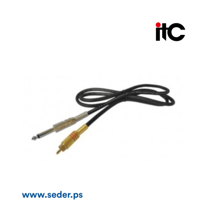 ITC  RCA-6.35 Single Plug Audio Cable,1.8m