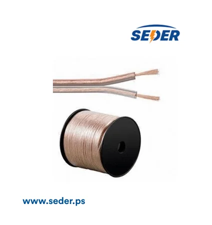SPEAKER CABLE 100M 2X1.5 Tranparent