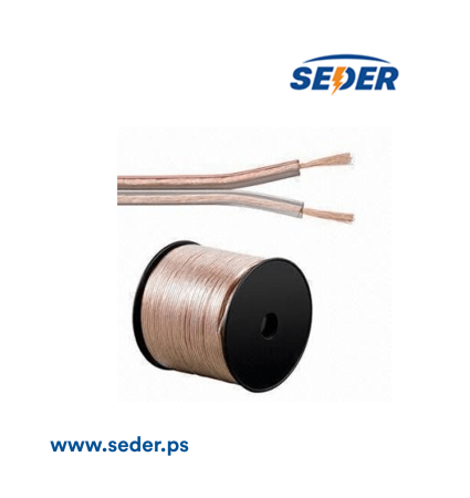 SPEAKER CABLE 100M 2X1.5 Tranparent