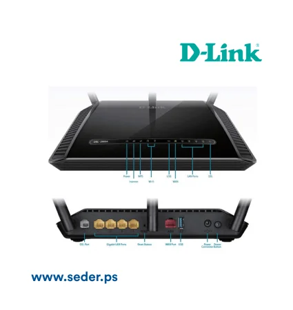 D-Link AC1600 Gigabit VDSL2 Modem Router DSL-2888A راوتر