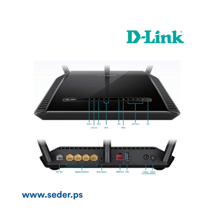 D-Link AC1600 Gigabit VDSL2 Modem Router DSL-2888A راوتر