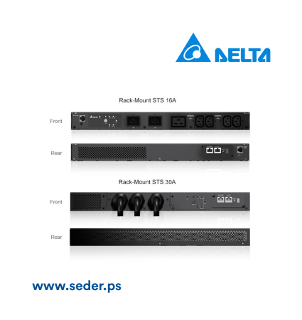 مفتاح تبديل نوع دلتا لخزائن الشبكات Delta STS Static Transfer Systems 16 Amps