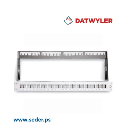 Datwayler Patch Panel 24x Empty Black Sheilded