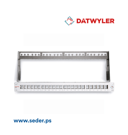 Datwayler Patch Panel 24x Empty Black Sheilded