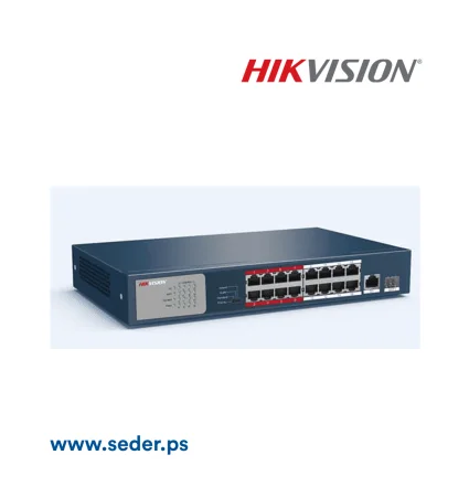 ٍ POE Switch L2, Unmanaged DS-3E0318P-E/M 16 Ports