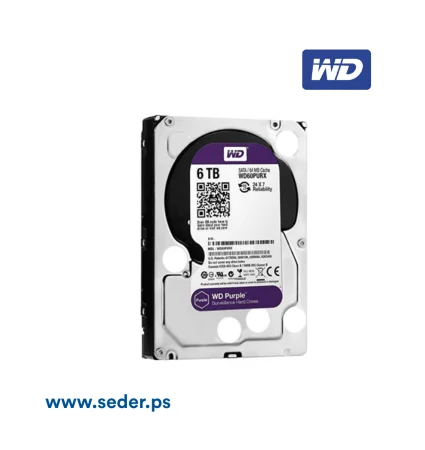 WD Purple Surveillance Hard Drive - 6TB HDD
