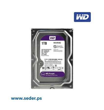 WD Purple Surveillance Hard Drive - 1TB HDD