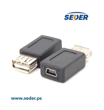 USB F to Mini USB F Converter