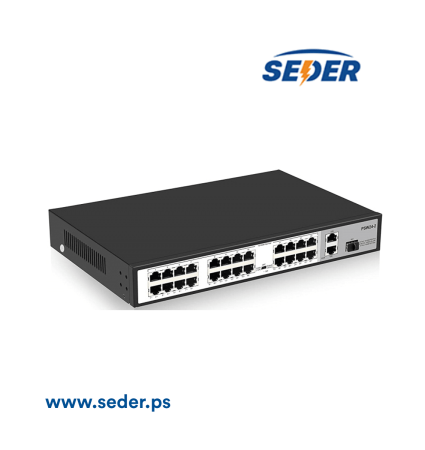 Boost Link 24 Port 10/100 Smart POE Switch